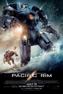 A poster for 'Pacific Rim.' Directed by Guillermo del Toro.