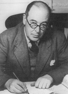 C.S. Lewis, author of such books as The Chronicles of Narnia, Mere Christianity, and The Space Trilogy.