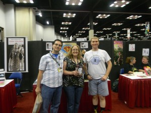 This is Ben and Ashley Davis. I befriended them through Facebook (mostly), and they stopped by and bought "Pandora's Box." Wonderful people!