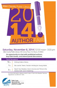 I'll be here with my friend/fellow author/collaborator Nick Hayden.
